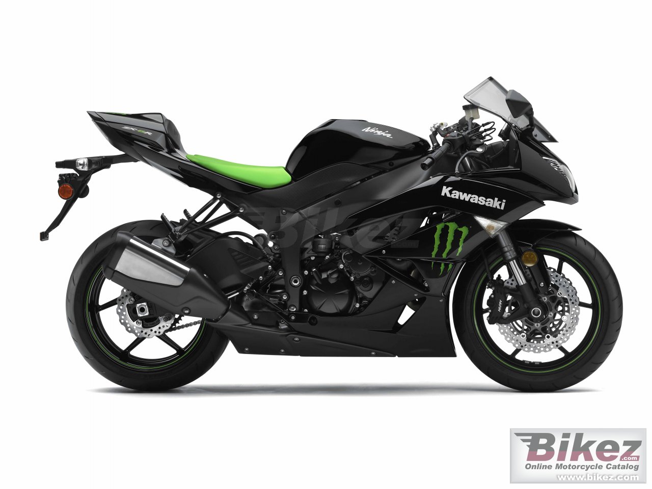 Kawasaki Ninja Zx R Monster Energy Poster